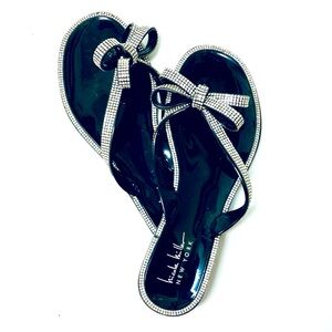 Nicole Miller Rhinestone Sandals